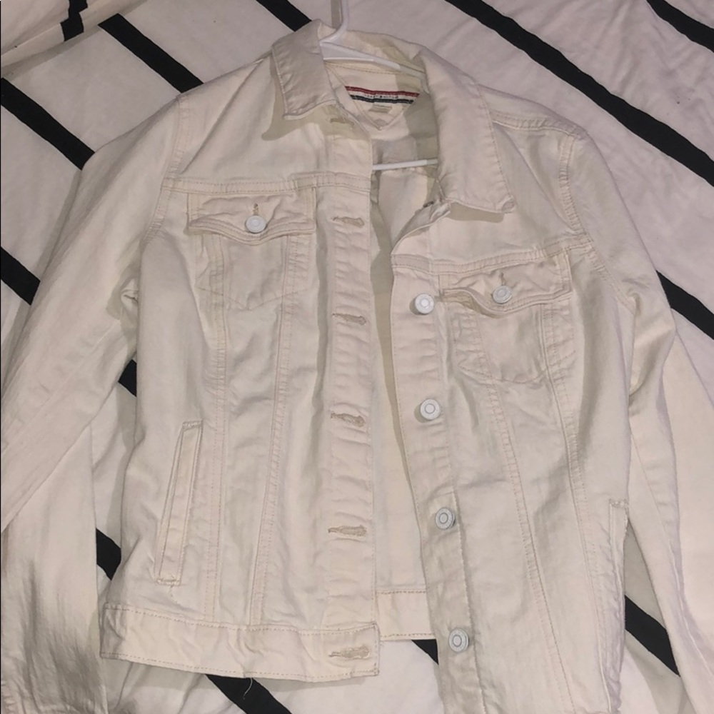 Tommy Hilfiger White Jean Jacket